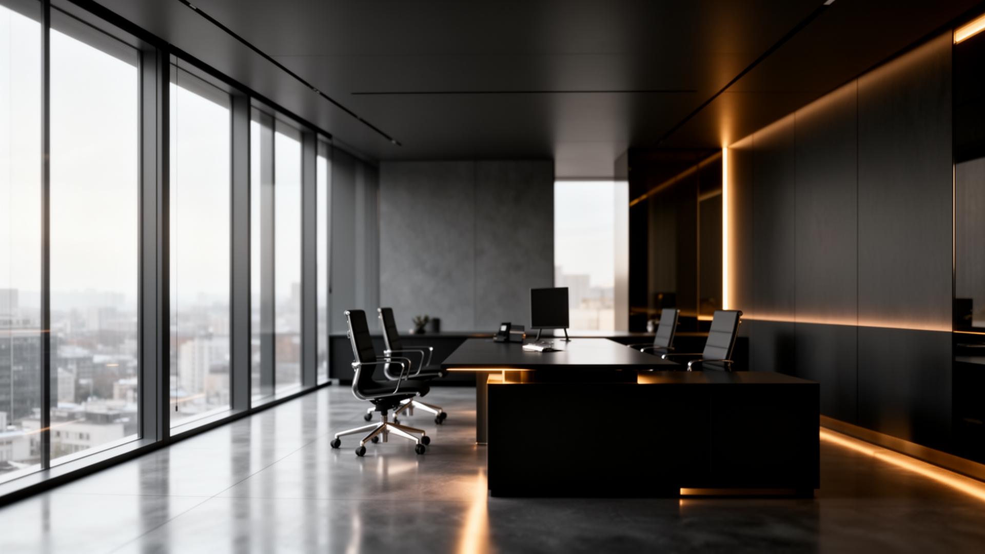 Premium corporate office environment